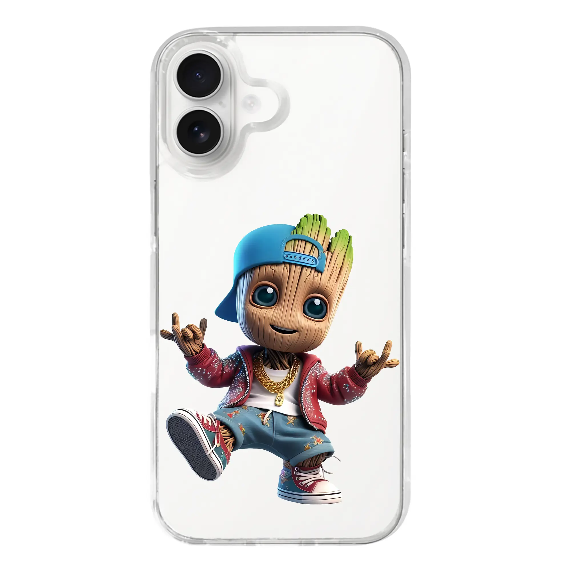 アベンジャーズ (Avenjāzu) グッズ グルート（Groot） - iPhone 17シリーズ 透明スマホケース – 薄型・耐衝撃・精密フィット保護カバー